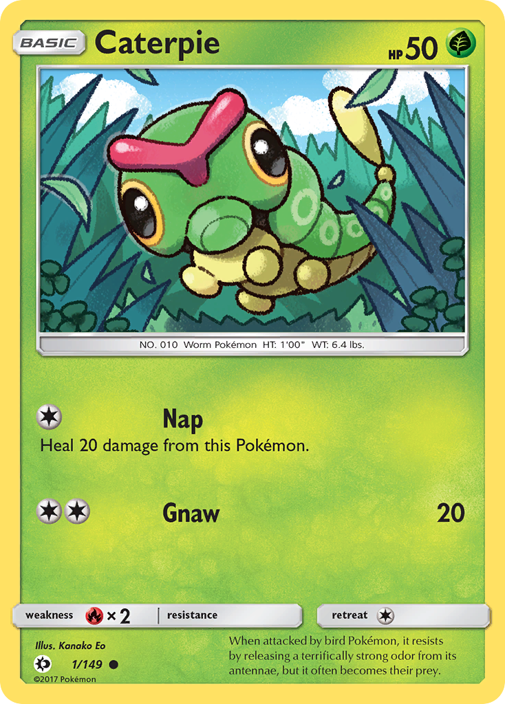 Caterpie - 001/149 - Sun & Moon