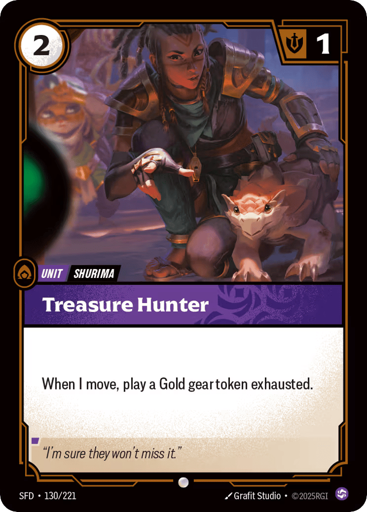 Treasure Hunter - 130/221 - Common - Spiritforged