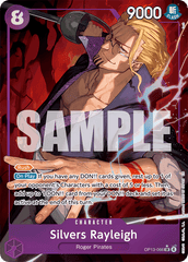 Silvers Rayleigh - OP13-066 - Super Rare (Alternate Art) - Carrying On His Will