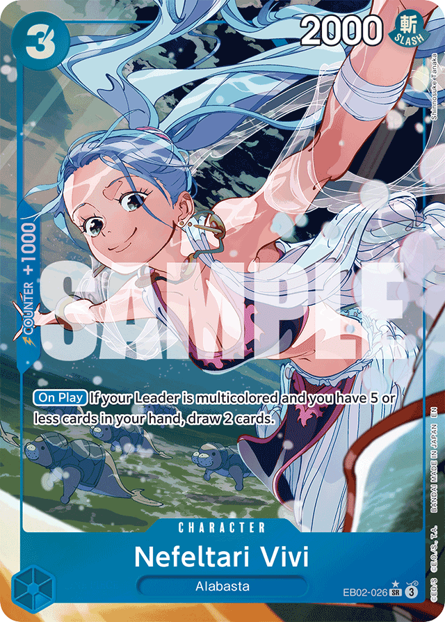 Nefeltari Vivi - EB02-026 - Super Rare (Alternate Art) - Anime 25th Collection