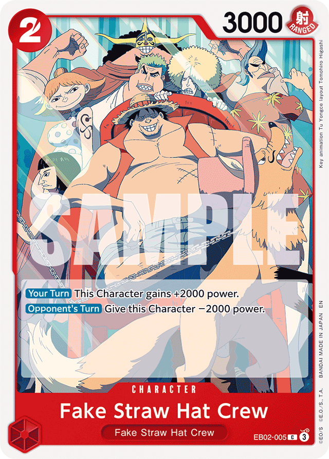 Fake Straw Hat Crew - EB02-005 - Common - Anime 25th Collection