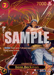 Benn.Beckman - OP09-009 - Super Rare (Special Alternate Art) - Emperors In The New World