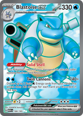 Blastoise ex - 184/165 - 151