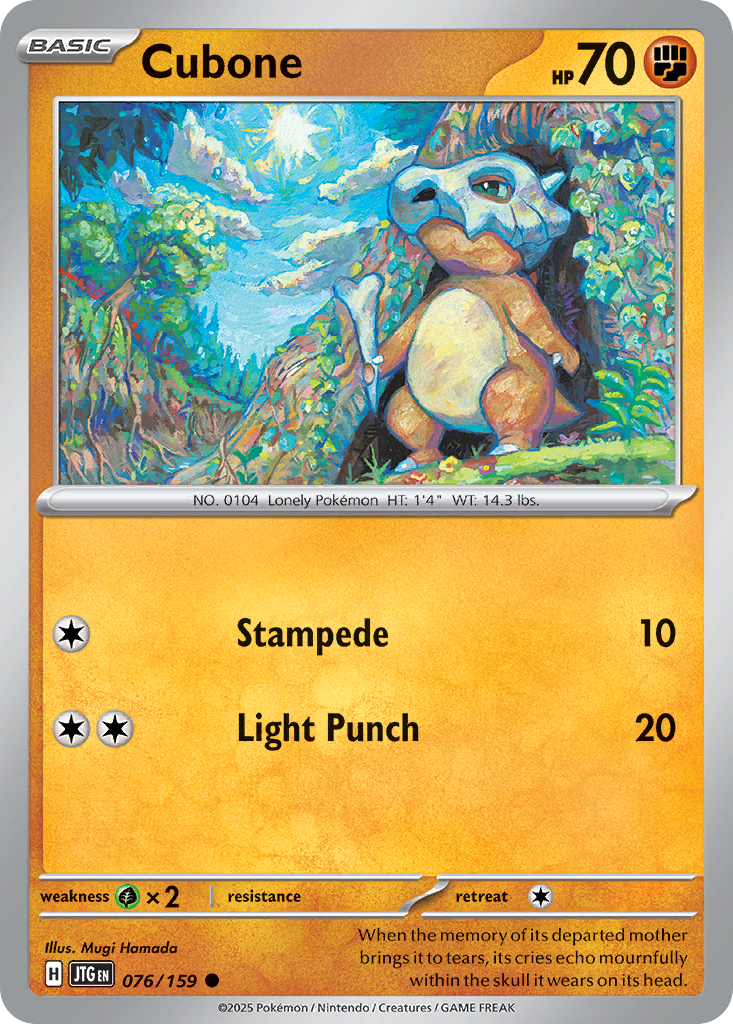 Cubone - 076/159 - Journey Together