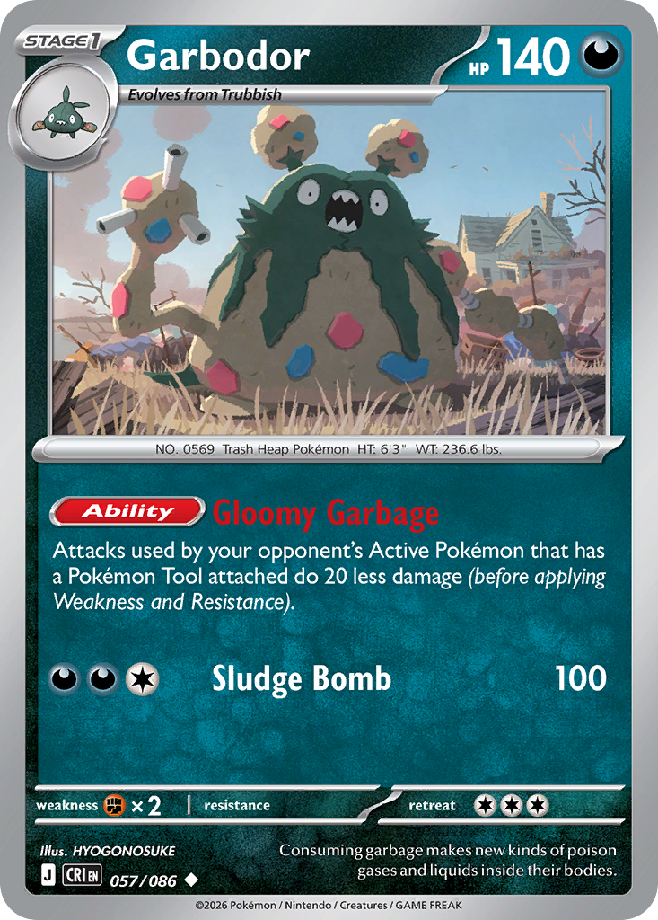 Garbodor - 57/86 - Chaos Rising