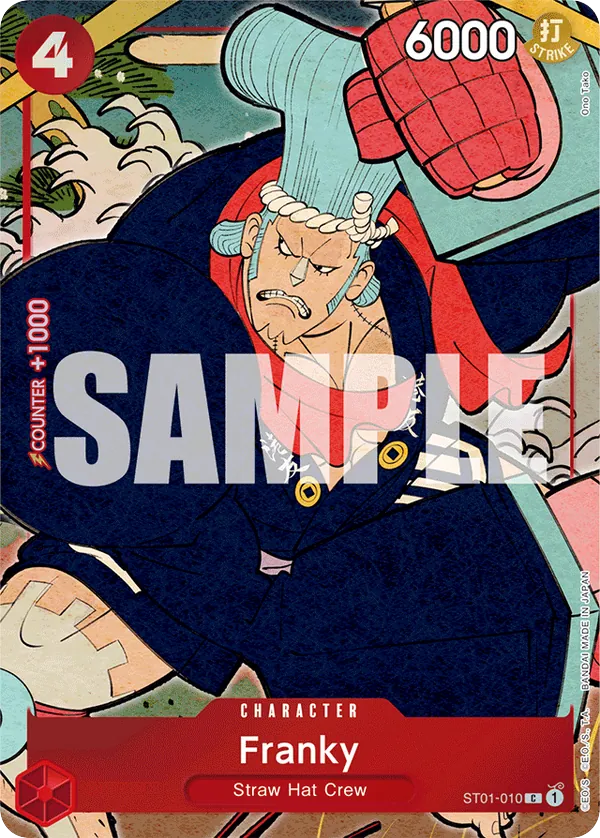 Franky - ST01-010 - Common (First Anniversary Alt Art) - Straw Hat Crew