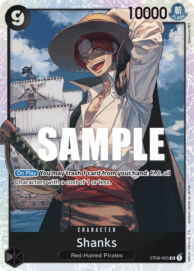 Shanks - ST08-005 - Super Rare - Monkey.D.Luffy