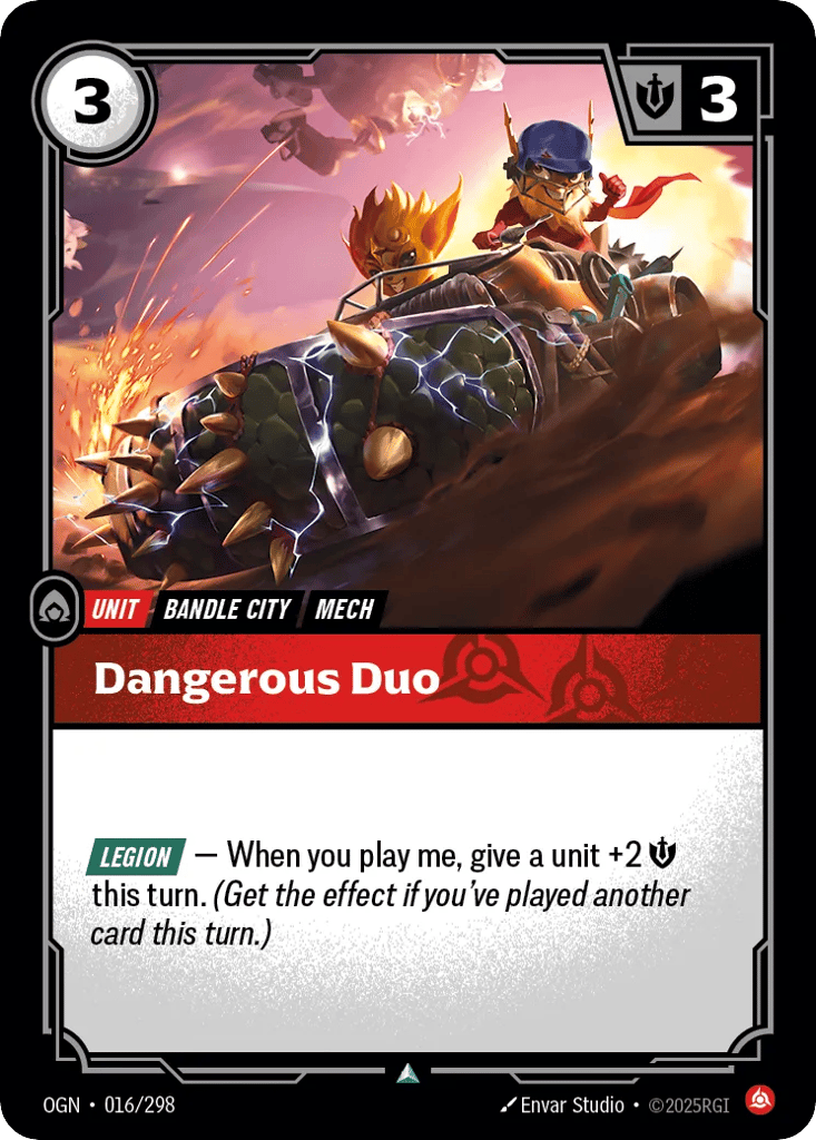 Dangerous Duo - 016/298 - Uncommon - Origins