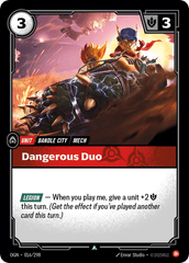 Dangerous Duo - 016/298 - Uncommon - Origins