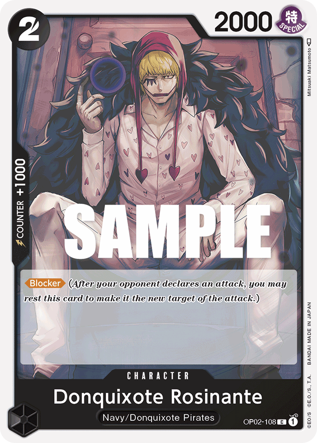 Donquixote Rosinante - OP02-108 - Common - Paramount War