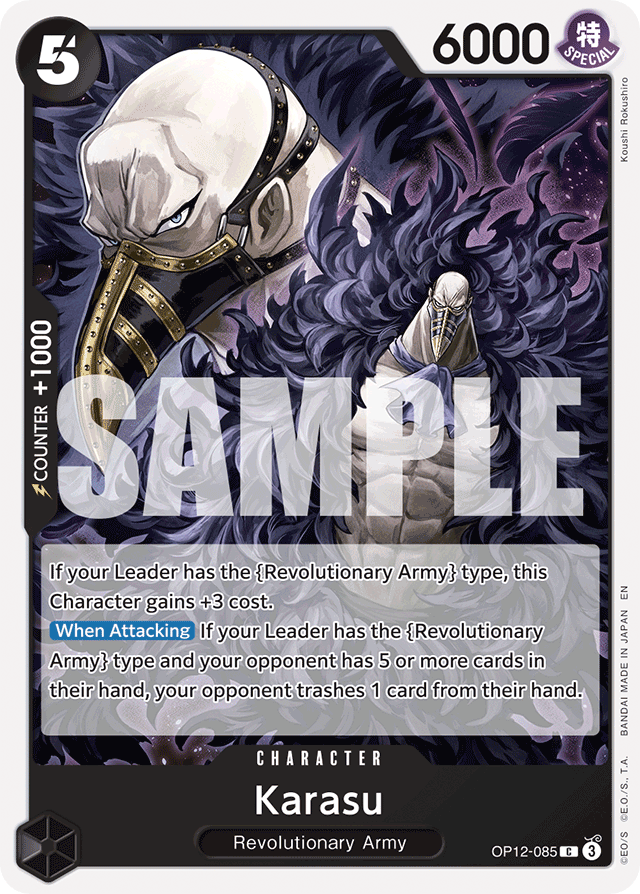 Karasu - OP12-085 - Common - Legacy of the Master