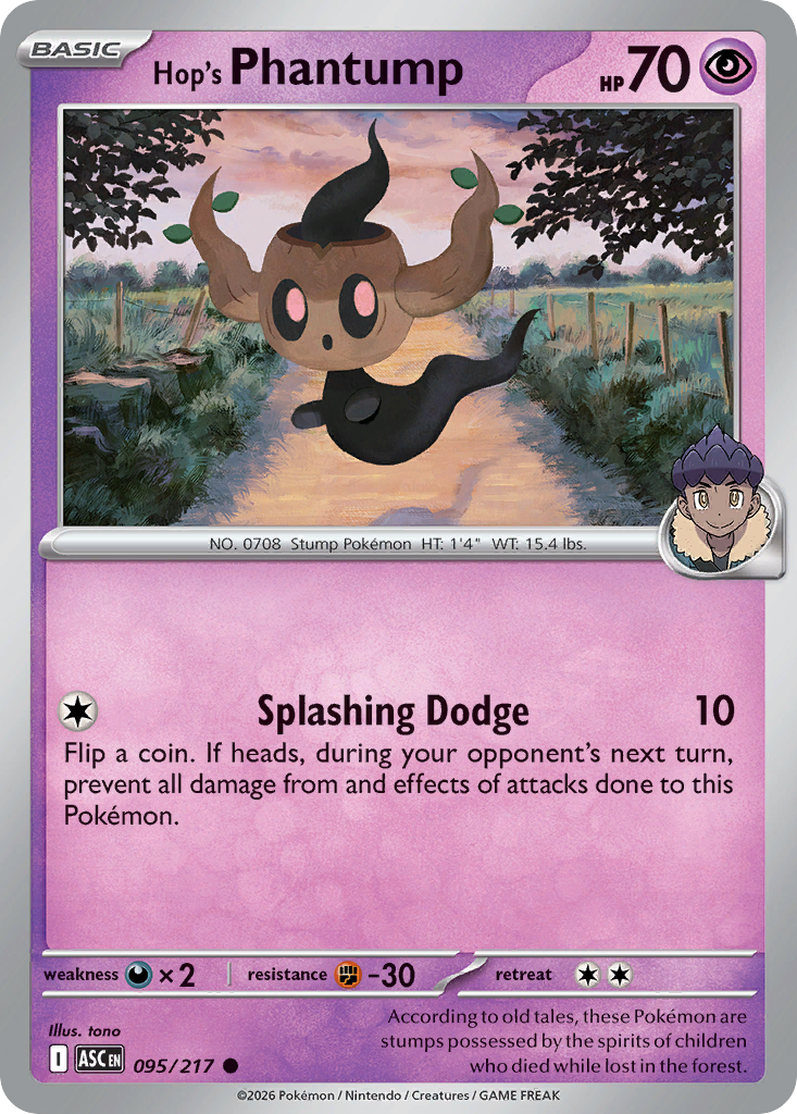 Hop's Phantump - 095/217 - Ascended Heroes