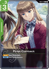 First Contact - GD01-107 - Uncommon (Beta) - Newtype Rising