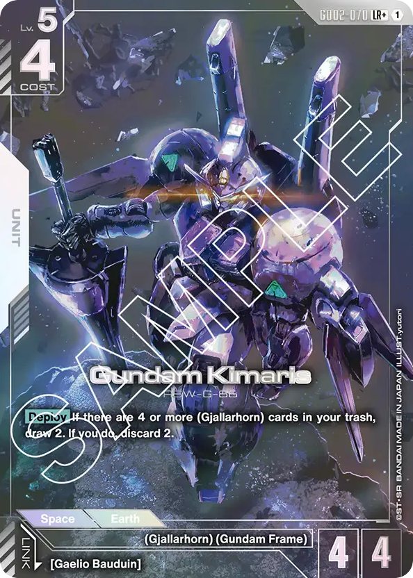 Gundam Kimaris - GD02-070 - Legend Rare (Alternate Art) - Dual Impact