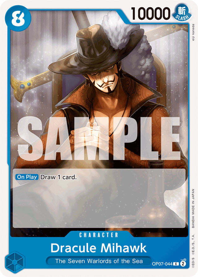 Dracule Mihawk - OP07-044 - Common - 500 Years In The Future