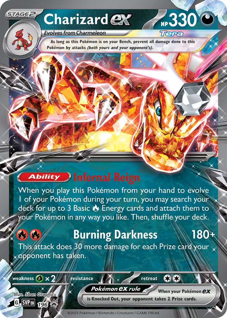 Charizard ex - 196 - Scarlet & Violet Black Star Promos
