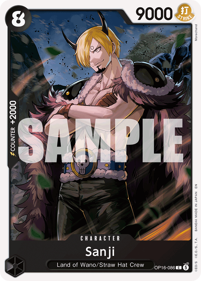 Sanji - OP16-086 - Common - The Time Of Battle