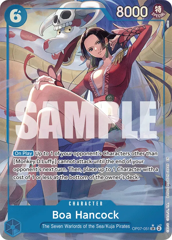 Boa Hancock - OP07-051 - Super Rare (Seven Warlords Of The Sea Alt Art) - 500 Years In The Future