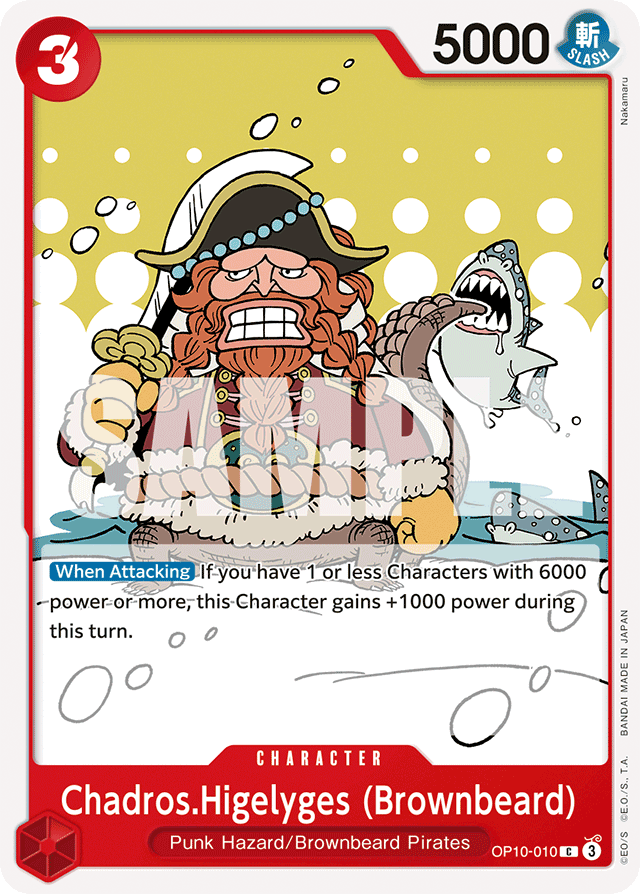Chadros.Higelyges (Brownbeard) - OP10-010 - Common - Royal Blood