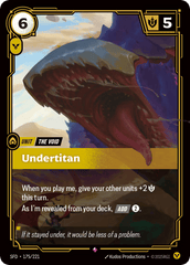 Undertitan - 175/221 - Rare - Spiritforged