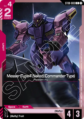 Messer (Type-F Naked) (Commander Type) - ST08-003 - Common - Flash of Radiance