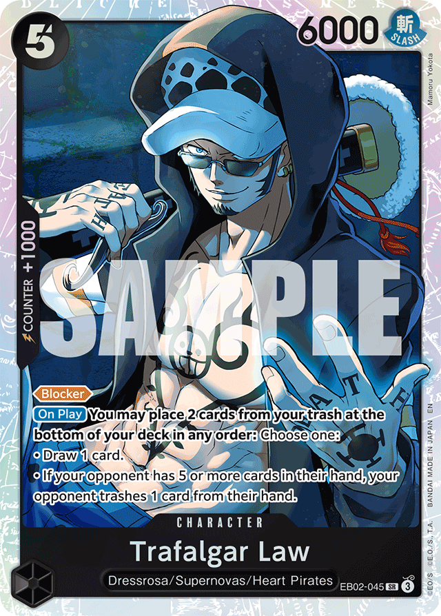 Trafalgar Law - EB02-045 - Super Rare - Anime 25th Collection