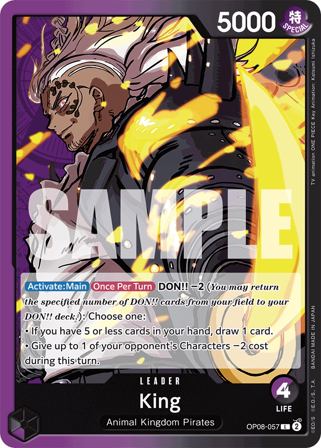 King - OP08-057 - Leader - Two Legends