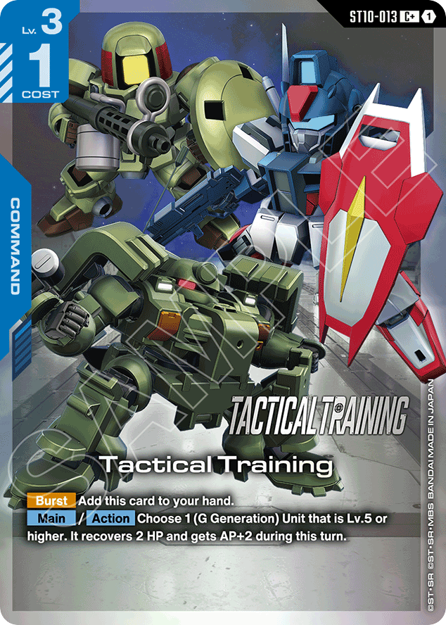 Tactical Training - ST10-013 - Common (Alternate Art) - Generation Pulse