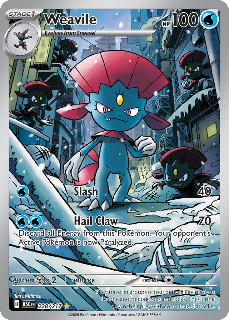 Weavile - 228/217 - Ascended Heroes
