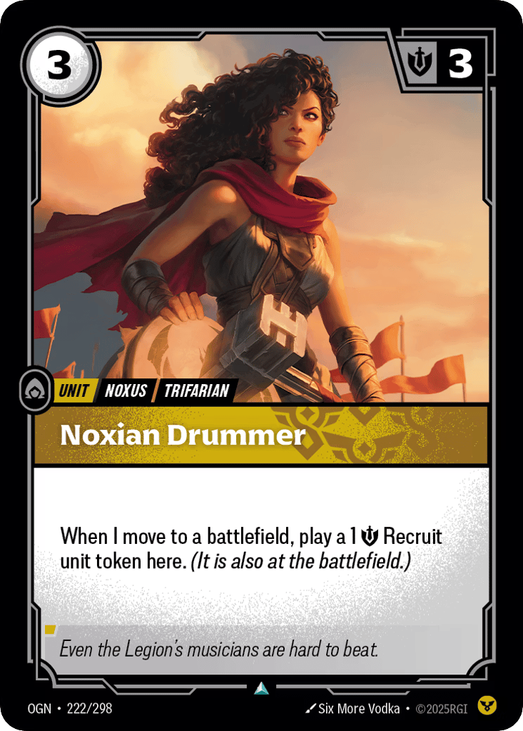 Noxian Drummer - 222/298 - Uncommon - Origins