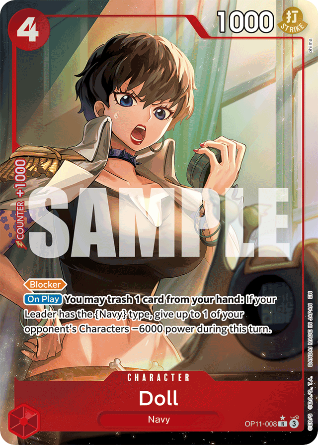 Doll - OP11-008 - Rare (Alternate Art) - A Fist Of Divine Speed