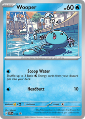 Wooper - 155 - Scarlet & Violet Black Star Promos