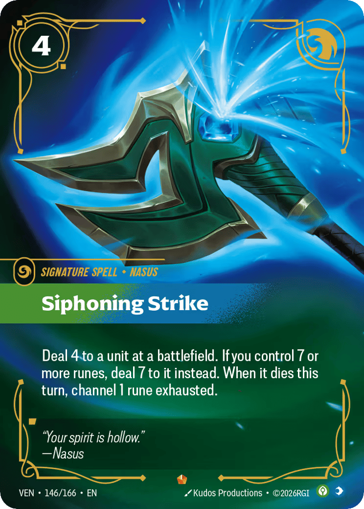 Siphoning Strike - 146/166 - Epic - Vendetta