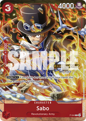 Sabo - P-044 - Promo (Championship Stamp) - Promos