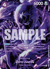 Zoro-Juurou - ST18-004 - Super Rare (Special Alternate Art) - PURPLE Monkey.D.Luffy