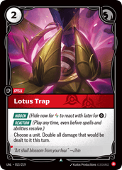 Lotus Trap - 013/219 - Uncommon - Unleashed