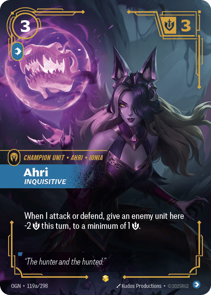 Ahri, Inquisitive - 119a/298 - Showcase - Origins