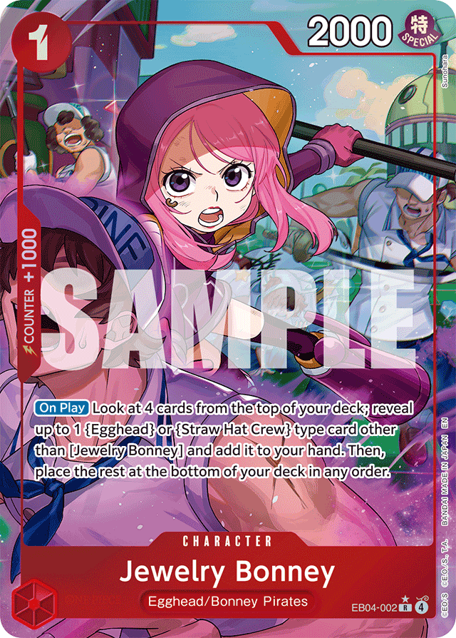 Jewelry Bonney - EB04-002 - Rare (Alternate Art) - Egghead Crisis