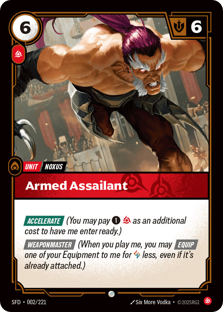Armed Assailant - 002/221 - Common - Spiritforged