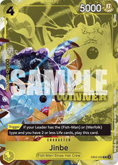 Jinbe - EB02-055 - Rare (Winner Stamp) - Anime 25th Collection