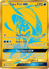 Tapu Fini-GX - SV92 - Hidden Fates Shiny Vault