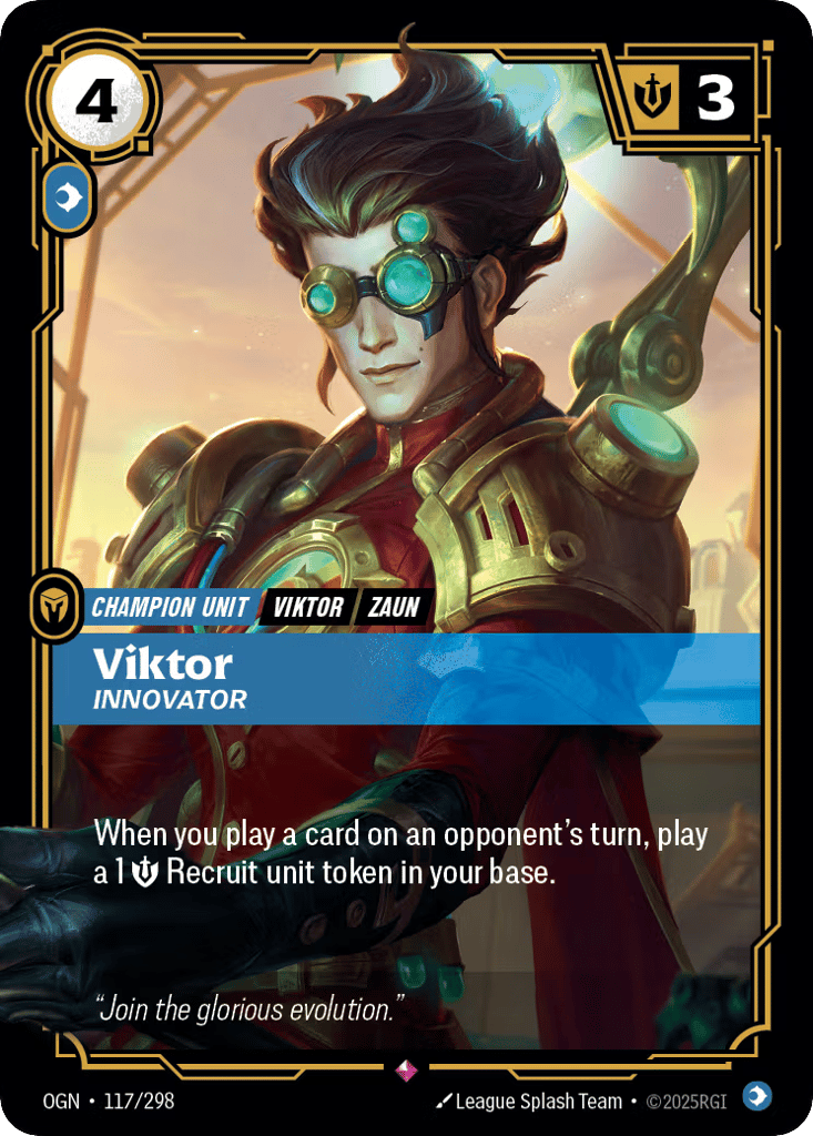 Viktor, Innovator - 117/298 - Rare - Origins