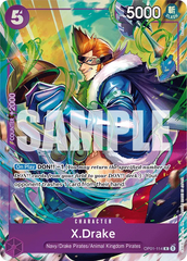 X.Drake - OP01-114 - Rare (Best Selection Vol2Alt Art) - Romance Dawn