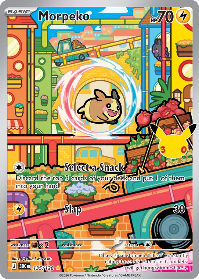 Morpeko - 135/128 - 30th Celebration