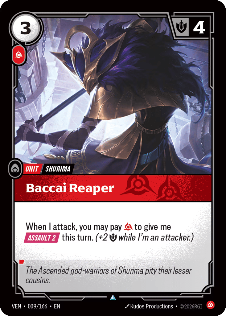 Baccai Reaper - 009/166 - Uncommon - Vendetta