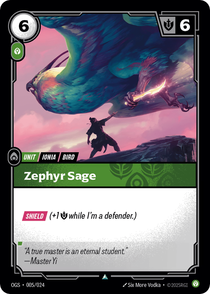Zephyr Sage - 005/024 - Uncommon - Proving Grounds