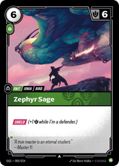 Zephyr Sage - 005/024 - Uncommon - Proving Grounds