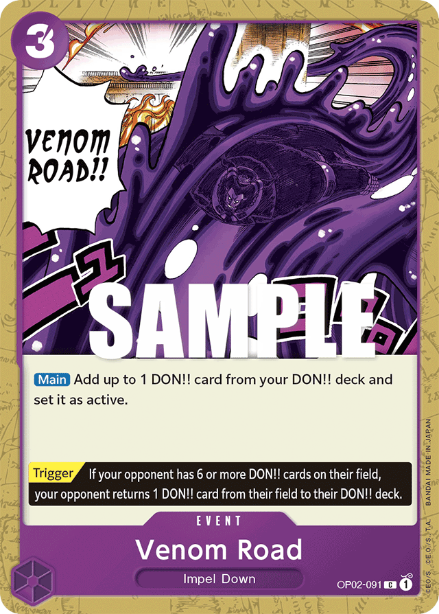 Venom Road - OP02-091 - Common - Paramount War
