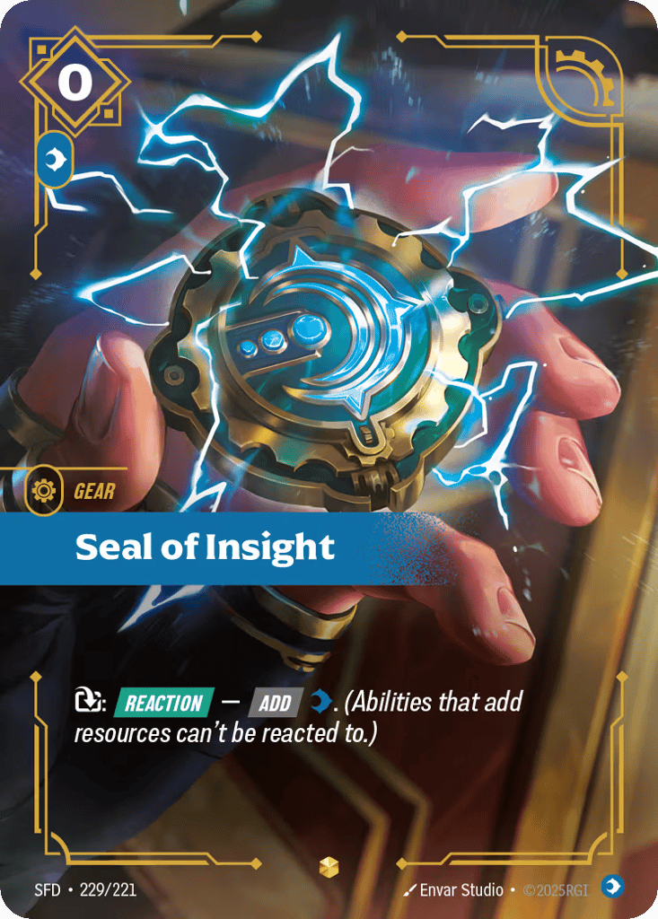 Seal Of Insight - 229/221 - Showcase - Spiritforged