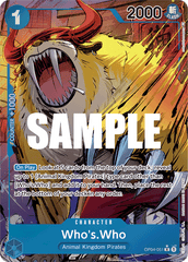 Who's.Who - OP04-051 - Rare (Alternate Art) - Kingdoms of Intrigue